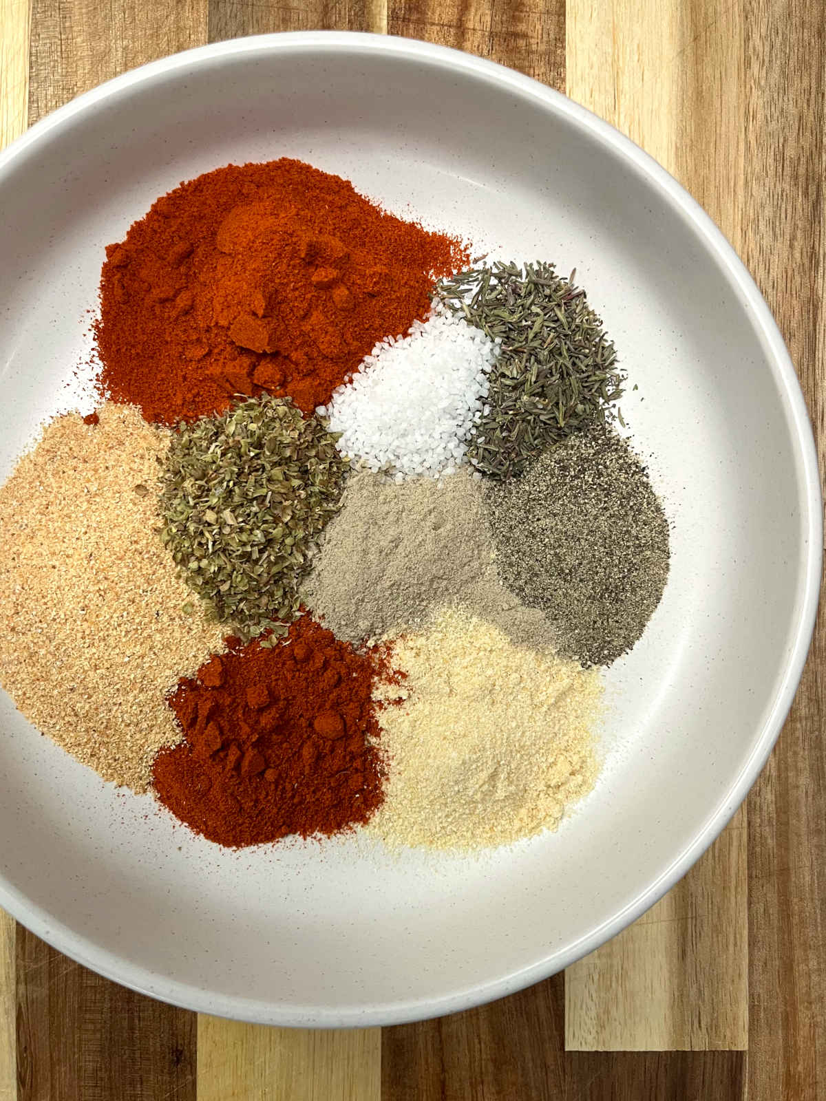 Ingredients for the recipe in a bowl